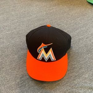 New Era Marlins Fitted Hat